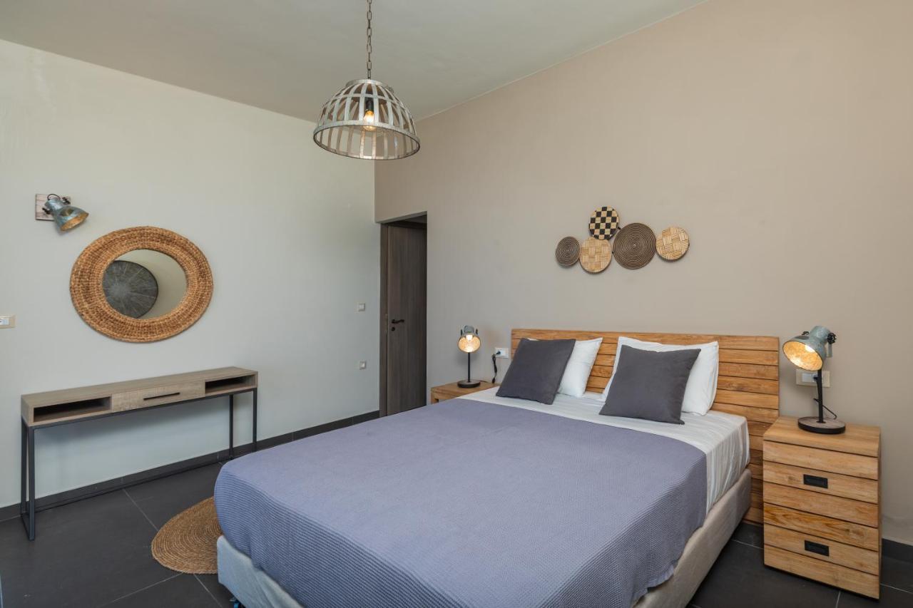 Brand New Villa Lefka With Private Pool At Platies Plateies Esterno foto