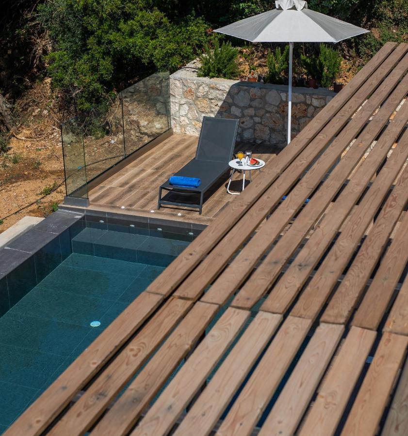 Brand New Villa Lefka With Private Pool At Platies Plateies Esterno foto