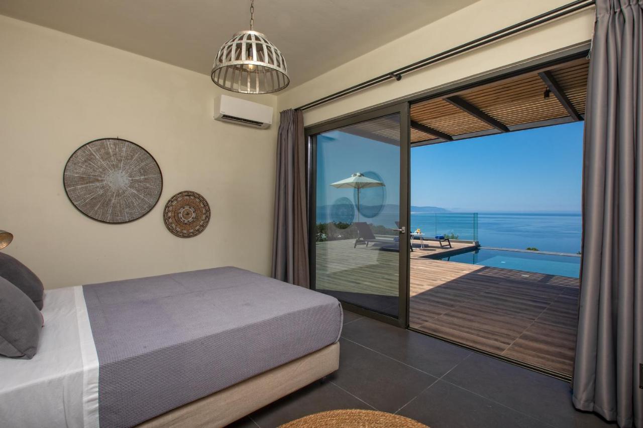 Brand New Villa Lefka With Private Pool At Platies Plateies Esterno foto