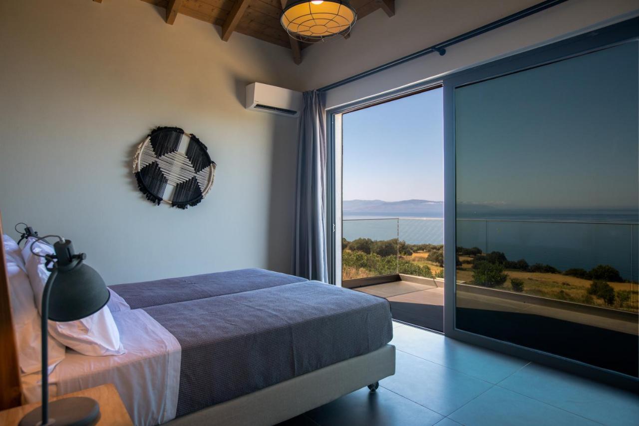 Brand New Villa Lefka With Private Pool At Platies Plateies Esterno foto