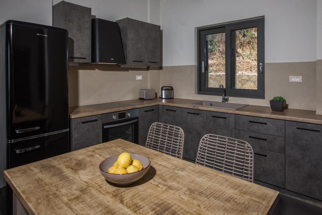 Brand New Villa Lefka With Private Pool At Platies Plateies Esterno foto