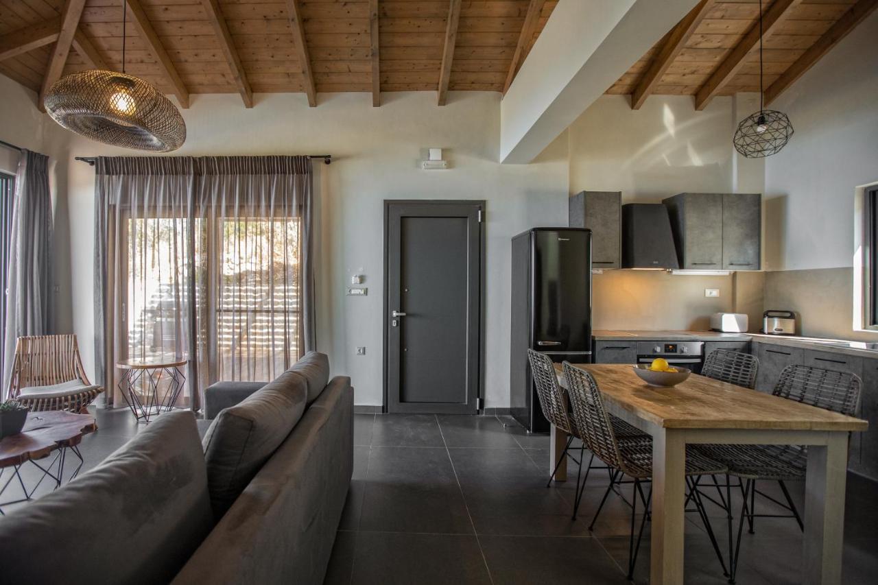 Brand New Villa Lefka With Private Pool At Platies Plateies Esterno foto